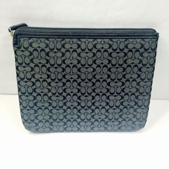 Coach Canvas Clutch  Bag - Picture 2 of 5